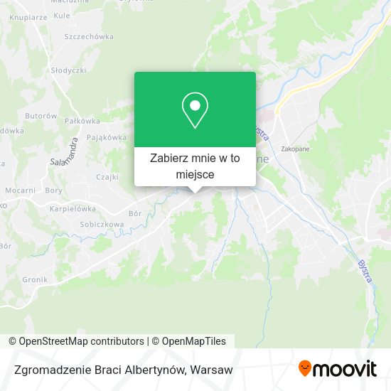 Mapa Zgromadzenie Braci Albertynów