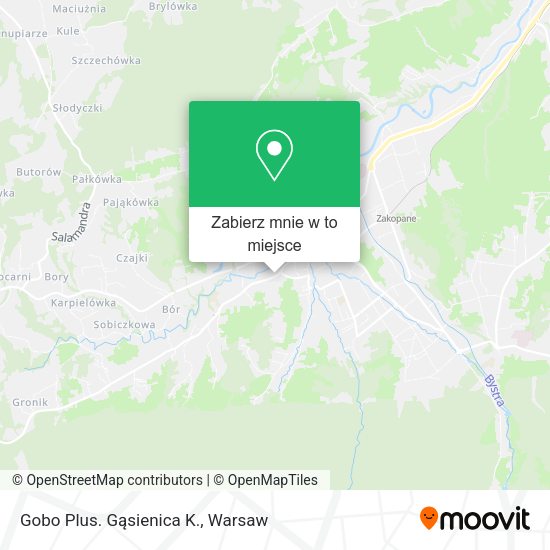 Mapa Gobo Plus. Gąsienica K.