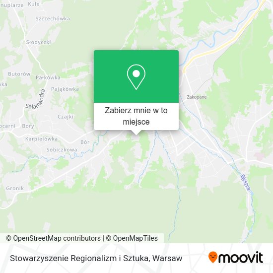 Mapa Stowarzyszenie Regionalizm i Sztuka