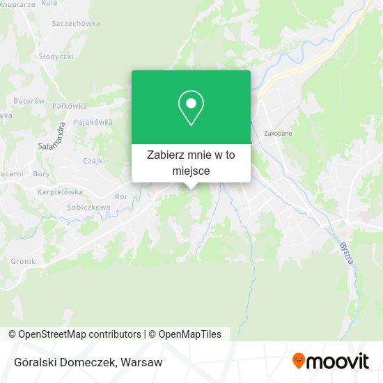 Mapa Góralski Domeczek