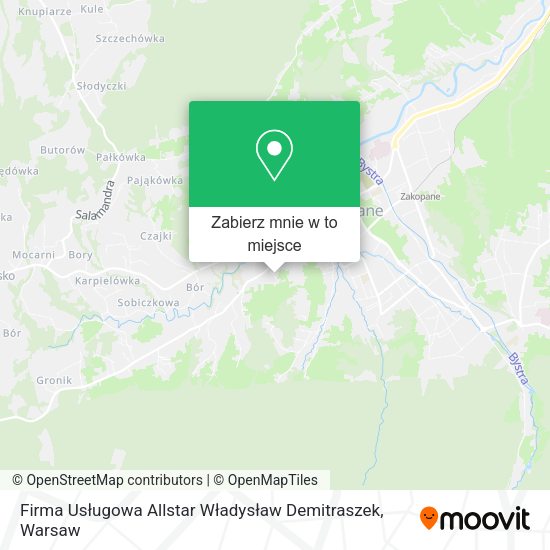 Mapa Firma Usługowa Allstar Władysław Demitraszek