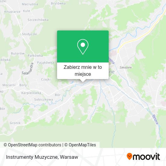 Mapa Instrumenty Muzyczne