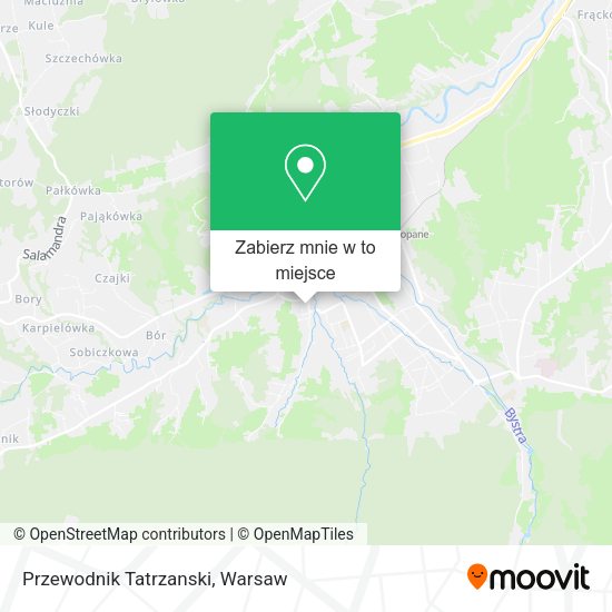 Mapa Przewodnik Tatrzanski