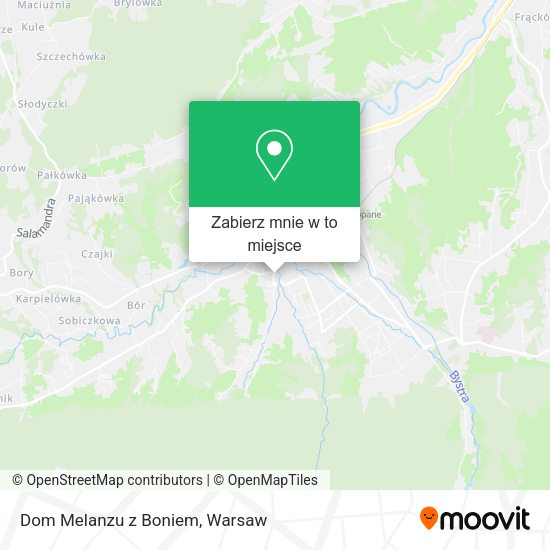 Mapa Dom Melanzu z Boniem