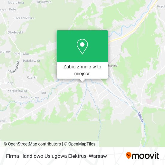 Mapa Firma Handlowo Uslugowa Elektrus