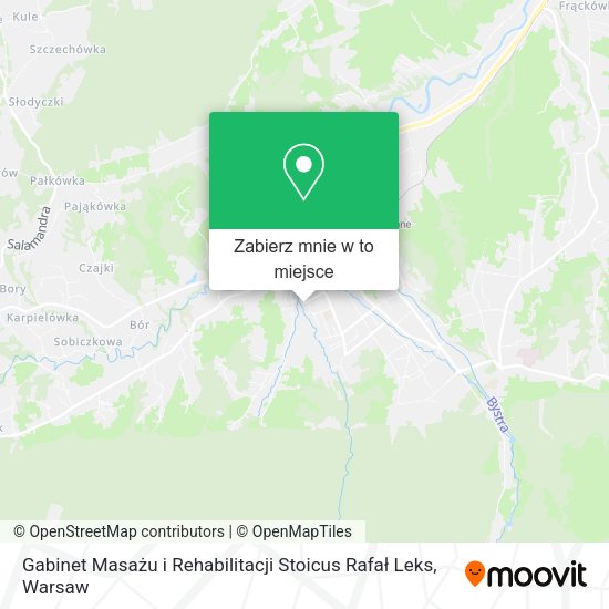 Mapa Gabinet Masażu i Rehabilitacji Stoicus Rafał Leks