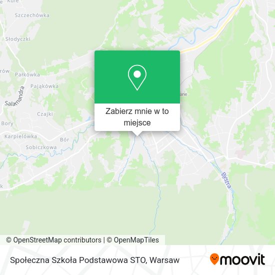 Mapa Społeczna Szkoła Podstawowa STO