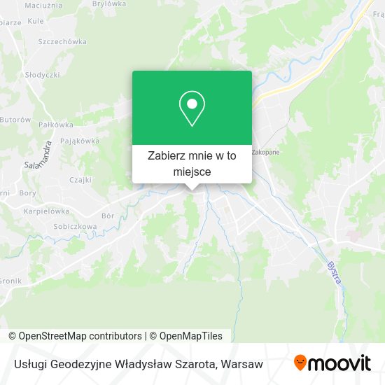 Mapa Usługi Geodezyjne Władysław Szarota