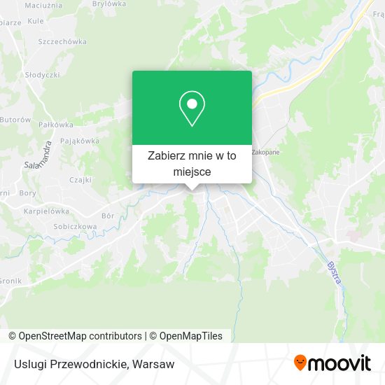 Mapa Uslugi Przewodnickie