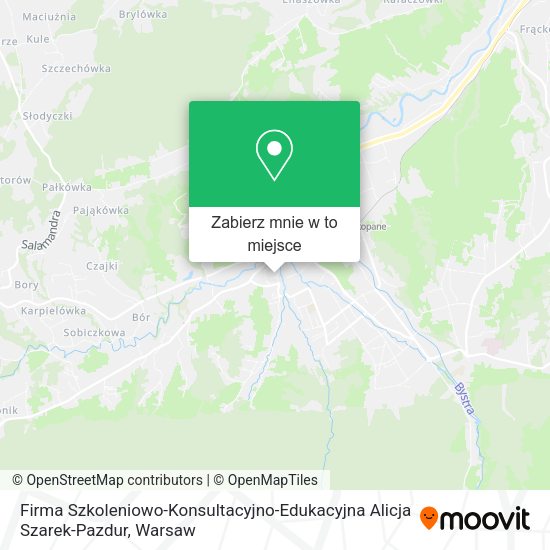 Mapa Firma Szkoleniowo-Konsultacyjno-Edukacyjna Alicja Szarek-Pazdur