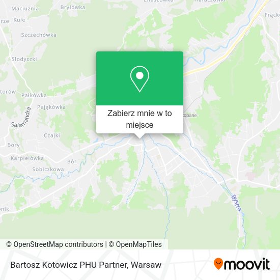 Mapa Bartosz Kotowicz PHU Partner