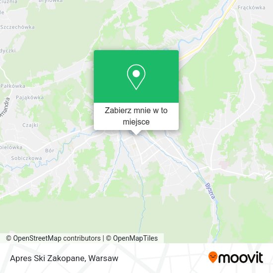 Mapa Apres Ski Zakopane