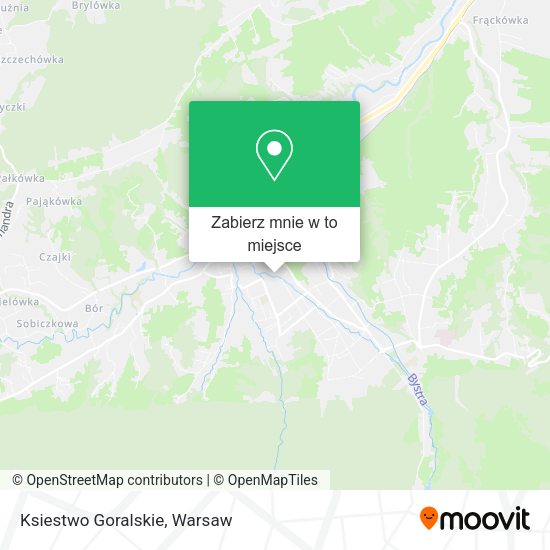 Mapa Ksiestwo Goralskie