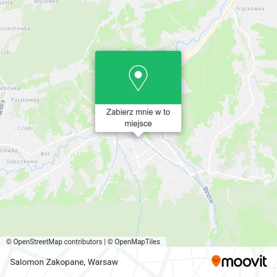 Mapa Salomon Zakopane