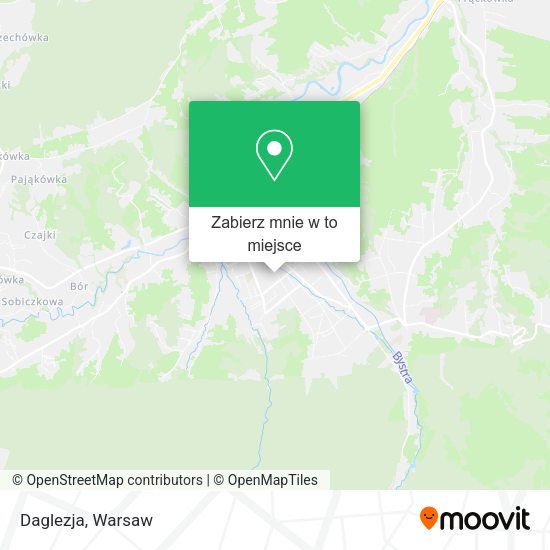 Mapa Daglezja