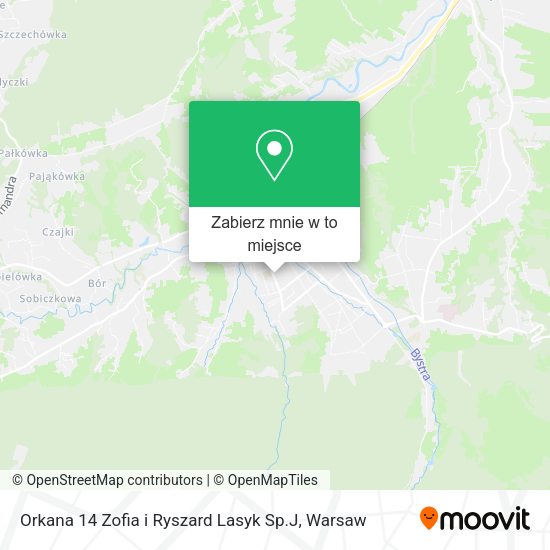 Mapa Orkana 14 Zofia i Ryszard Lasyk Sp.J