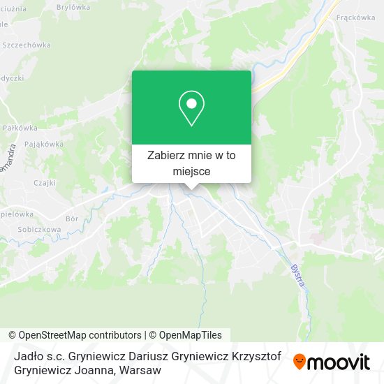 Mapa Jadło s.c. Gryniewicz Dariusz Gryniewicz Krzysztof Gryniewicz Joanna