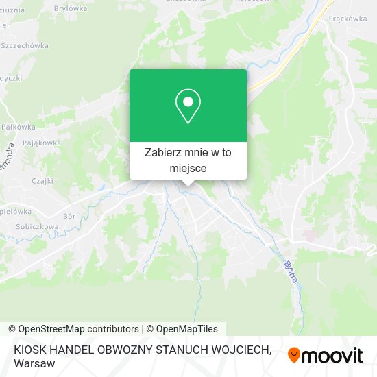 Mapa KIOSK HANDEL OBWOZNY STANUCH WOJCIECH