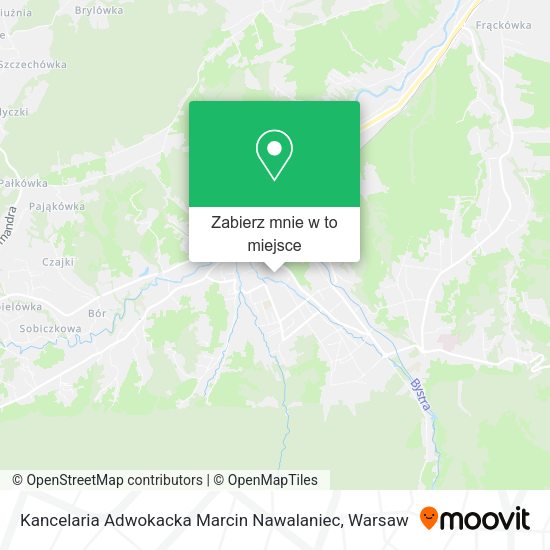 Mapa Kancelaria Adwokacka Marcin Nawalaniec