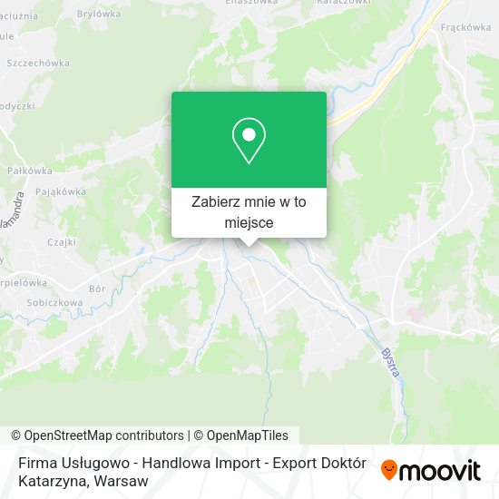 Mapa Firma Usługowo - Handlowa Import - Export Doktór Katarzyna