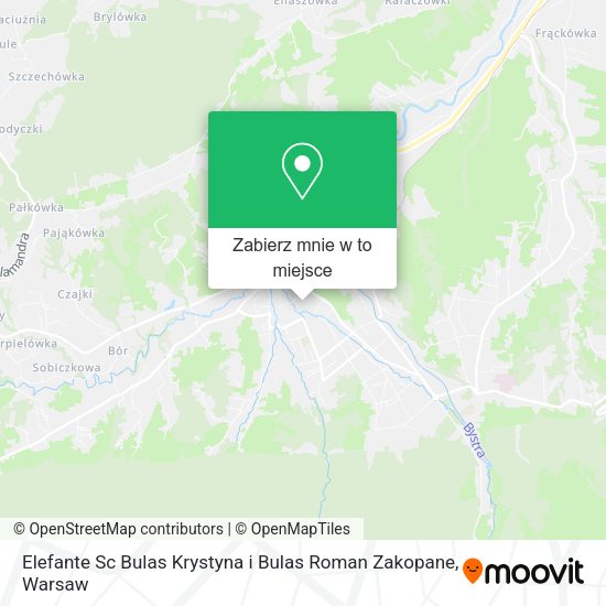 Mapa Elefante Sc Bulas Krystyna i Bulas Roman Zakopane