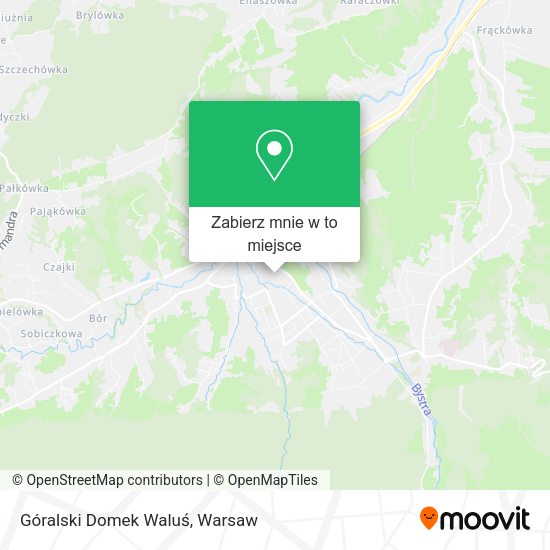 Mapa Góralski Domek Waluś