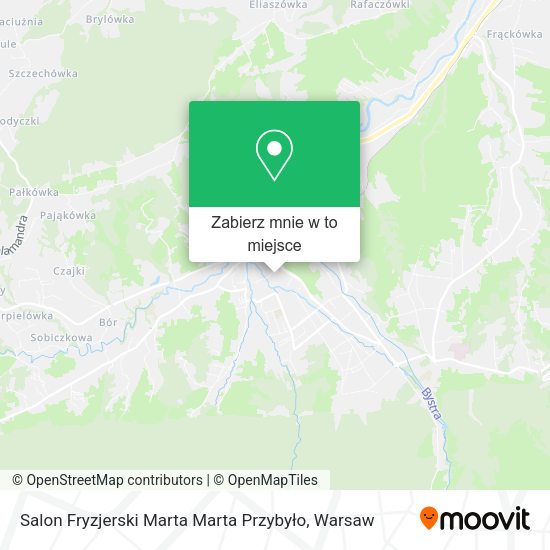 Mapa Salon Fryzjerski Marta Marta Przybyło