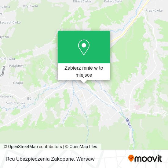 Mapa Rcu Ubezpieczenia Zakopane