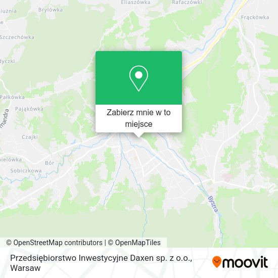 Mapa Przedsiębiorstwo Inwestycyjne Daxen sp. z o.o.