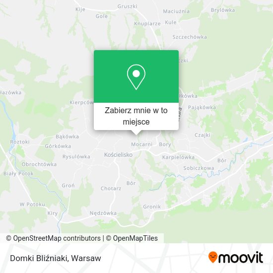 Mapa Domki Bliźniaki