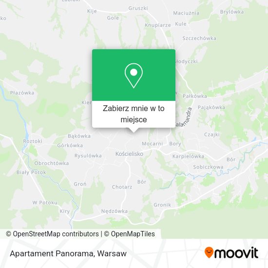 Mapa Apartament Panorama