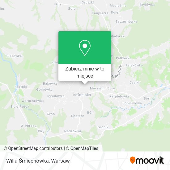 Mapa Willa Śmiechówka