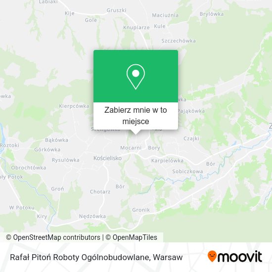 Mapa Rafał Pitoń Roboty Ogólnobudowlane