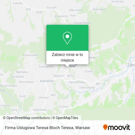 Mapa Firma Uslugowa Teresa Bloch Teresa