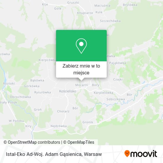 Mapa Istal-Eko Ad-Woj. Adam Gąsienica