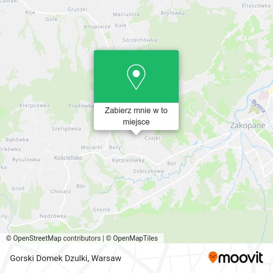 Mapa Gorski Domek Dzulki