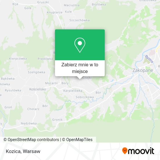 Mapa Kozica