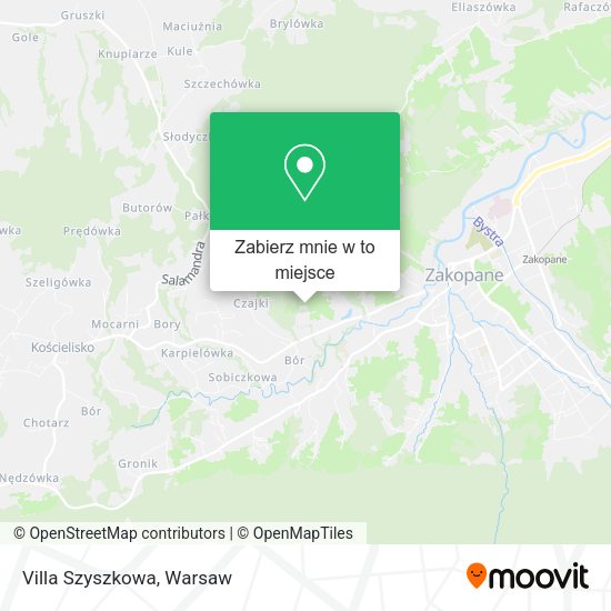 Mapa Villa Szyszkowa