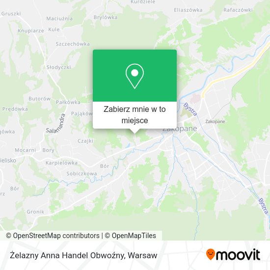 Mapa Żelazny Anna Handel Obwoźny