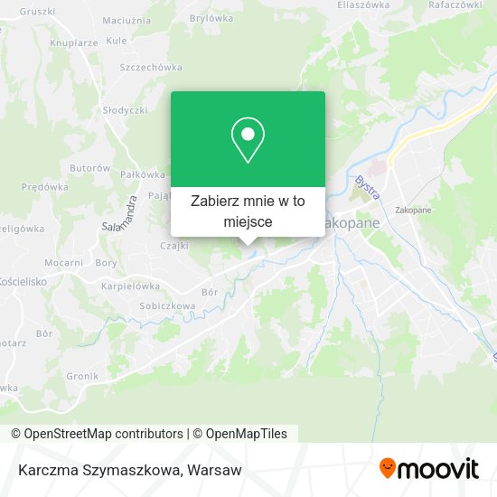 Mapa Karczma Szymaszkowa