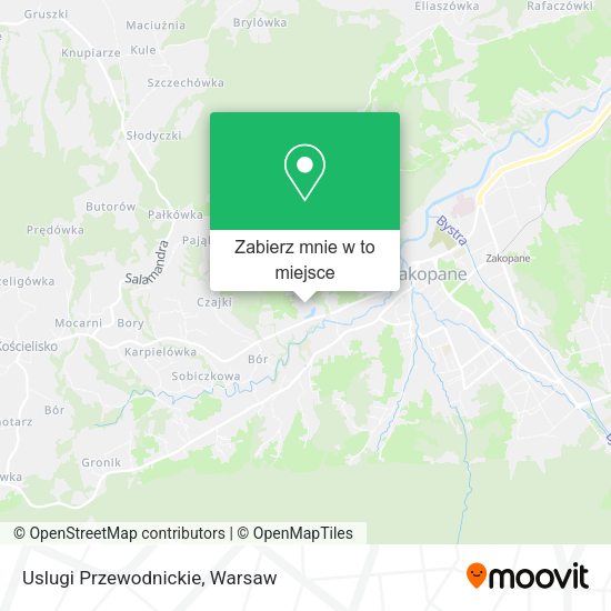 Mapa Uslugi Przewodnickie