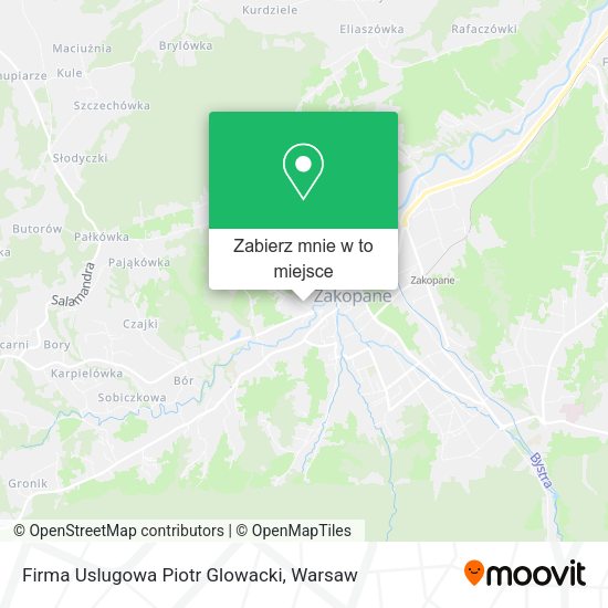 Mapa Firma Uslugowa Piotr Glowacki