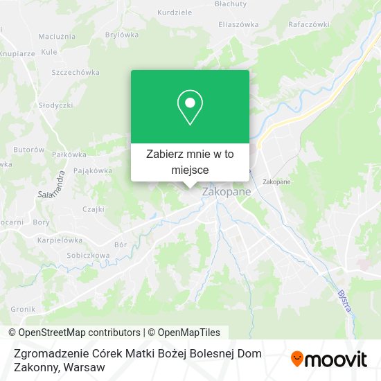 Mapa Zgromadzenie Córek Matki Bożej Bolesnej Dom Zakonny