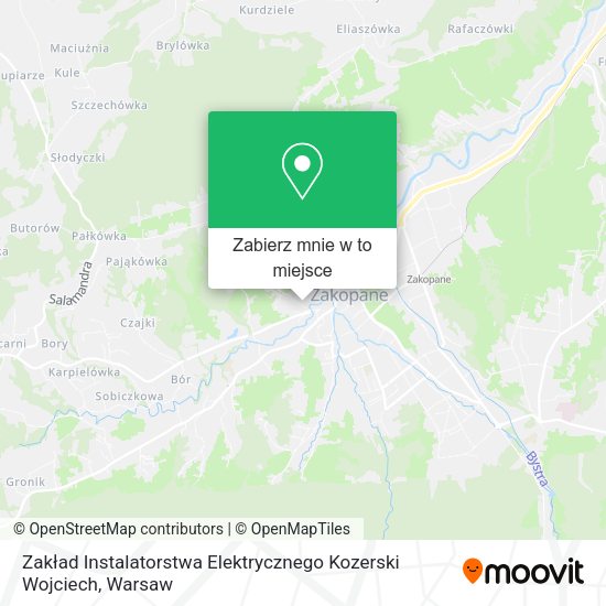 Mapa Zakład Instalatorstwa Elektrycznego Kozerski Wojciech