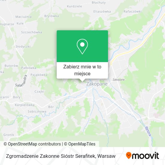 Mapa Zgromadzenie Zakonne Sióstr Serafitek