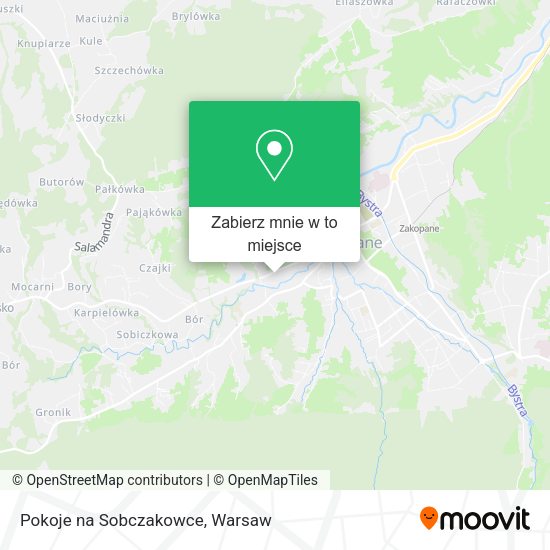 Mapa Pokoje na Sobczakowce