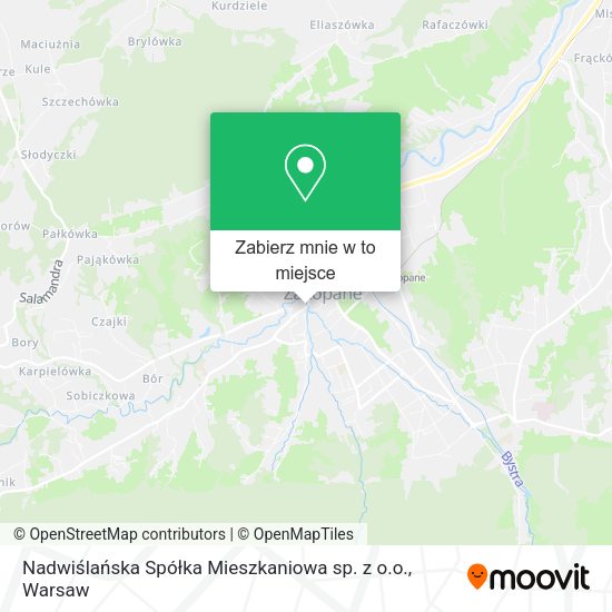 Mapa Nadwiślańska Spółka Mieszkaniowa sp. z o.o.