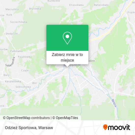 Mapa Odzież Sportowa