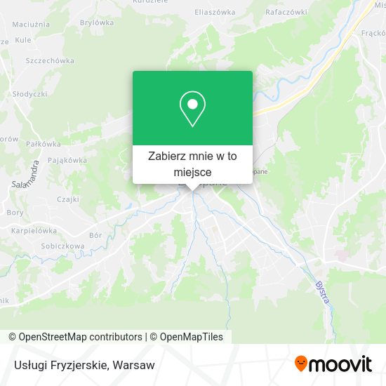 Mapa Usługi Fryzjerskie