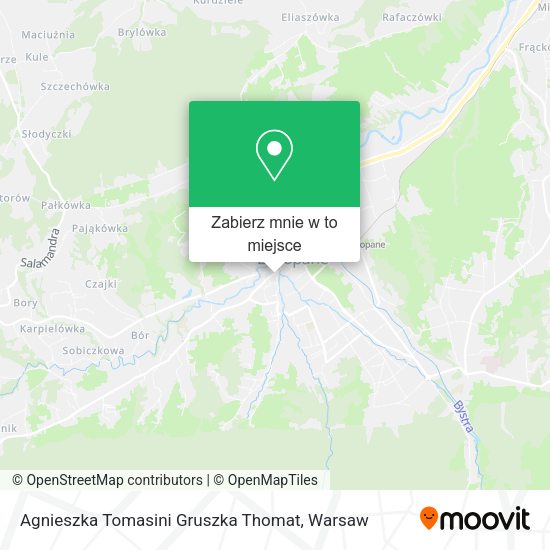 Mapa Agnieszka Tomasini Gruszka Thomat